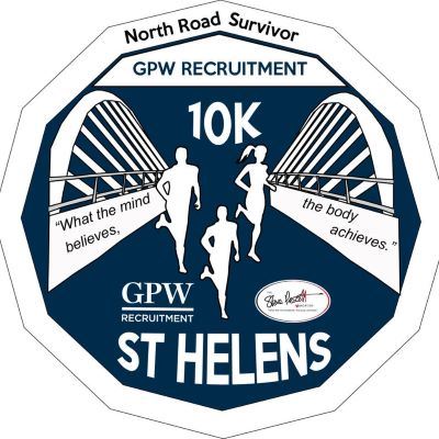 Logo for St. Helen's 10k Run, Merseyside